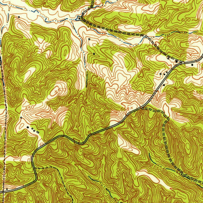 United States Geological Survey Bumpus Mills, TN (1951, 24000-Scale) digital map