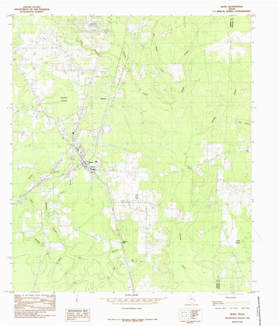 United States Geological Survey Buna, TX (1984, 24000-Scale) digital map