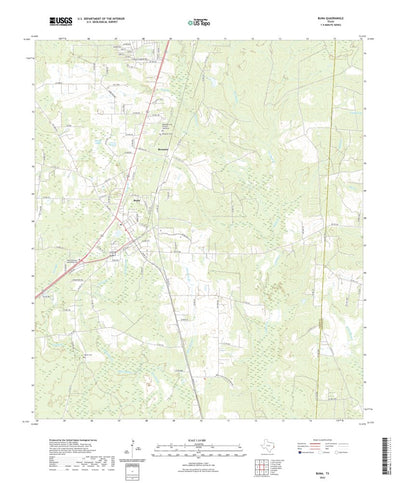 United States Geological Survey Buna, TX (2022, 24000-Scale) digital map