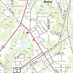 United States Geological Survey Buna, TX (2022, 24000-Scale) digital map