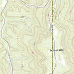 United States Geological Survey Bunch, OK (2022, 24000-Scale) digital map