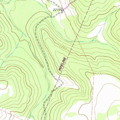 United States Geological Survey Bundy Ranch, TX (1962, 24000-Scale) digital map