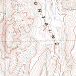 United States Geological Survey Bunejug Mountains, NV (1985, 24000-Scale) digital map