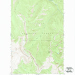 United States Geological Survey Bungalow Mountain, MT (1970, 24000-Scale) digital map