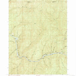 United States Geological Survey Bunker Creek, OR (1989, 24000-Scale) digital map