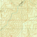 United States Geological Survey Bunker Creek, OR (1989, 24000-Scale) digital map