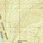 United States Geological Survey Bunker Creek, OR (1989, 24000-Scale) digital map