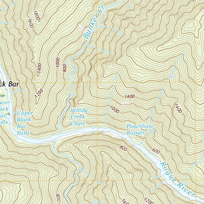 United States Geological Survey Bunker Creek, OR (2020, 24000-Scale) digital map