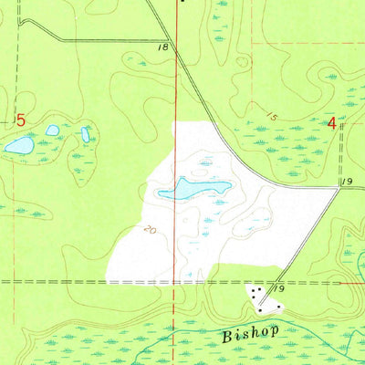 United States Geological Survey Bunker, FL (1970, 24000-Scale) digital map