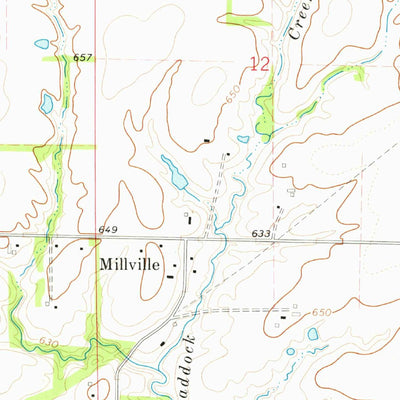 United States Geological Survey Bunker Hill, IL (1974, 24000-Scale) digital map