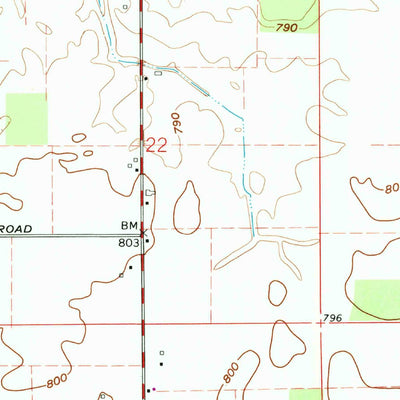 United States Geological Survey Bunker Hill, IN (1963, 24000-Scale) digital map