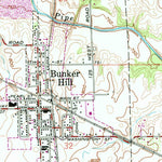 United States Geological Survey Bunker Hill, IN (1963, 24000-Scale) digital map