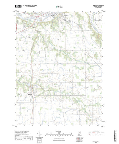 United States Geological Survey Bunker Hill, IN (2022, 24000-Scale) digital map