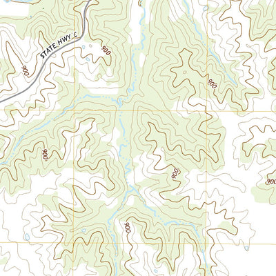United States Geological Survey Bunker Hill, MO (2021, 24000-Scale) digital map