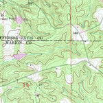 United States Geological Survey Bunker Hill, MS (1970, 24000-Scale) digital map