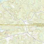 United States Geological Survey Bunker Hill, MS (2020, 24000-Scale) digital map
