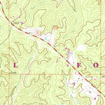 United States Geological Survey Bunker, MO (1967, 24000-Scale) digital map