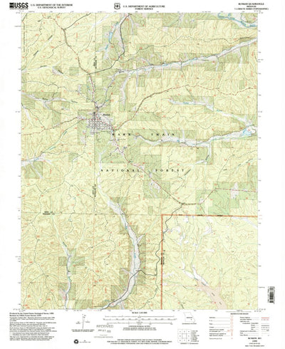 United States Geological Survey Bunker, MO (1999, 24000-Scale) digital map