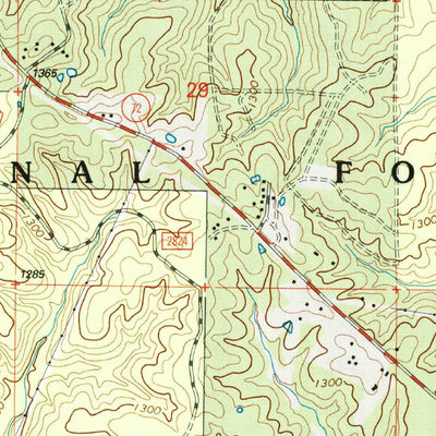 United States Geological Survey Bunker, MO (1999, 24000-Scale) digital map