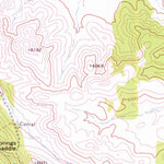 United States Geological Survey Bunker Peak, NV (1973, 24000-Scale) digital map