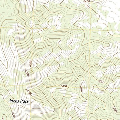 United States Geological Survey Bunker Peak, NV (2021, 24000-Scale) digital map