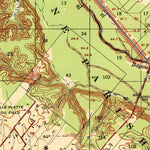 United States Geological Survey Bunkie, LA (1948, 62500-Scale) digital map