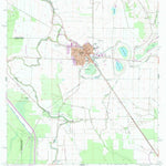 United States Geological Survey Bunkie, LA (1965, 24000-Scale) digital map