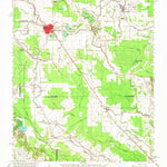 United States Geological Survey Bunkie, LA (1966, 62500-Scale) digital map