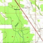 United States Geological Survey Bunkie, LA (1966, 62500-Scale) digital map
