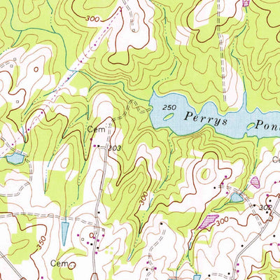 United States Geological Survey Bunn West, NC (1968, 24000-Scale) digital map