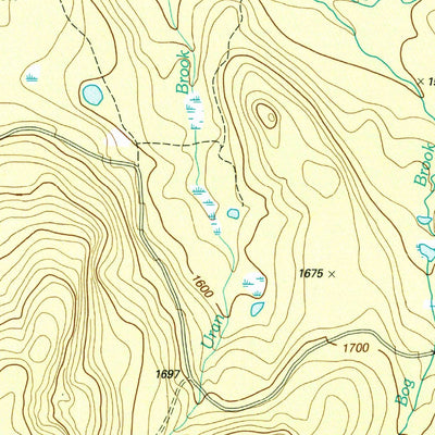 United States Geological Survey Bunnell Mountain, NH (1996, 24000-Scale) digital map