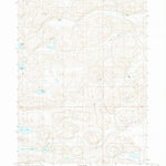 United States Geological Survey Bunner Lake, NE (1985, 24000-Scale) digital map