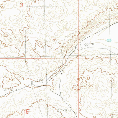 United States Geological Survey Bunner Lake, NE (1985, 24000-Scale) digital map