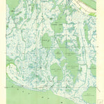 United States Geological Survey Buras, LA (1947, 31680-Scale) digital map