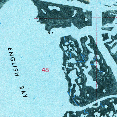 United States Geological Survey Buras, LA (1973, 24000-Scale) digital map