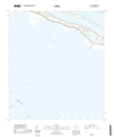 United States Geological Survey Buras, LA (2020, 24000-Scale) digital map