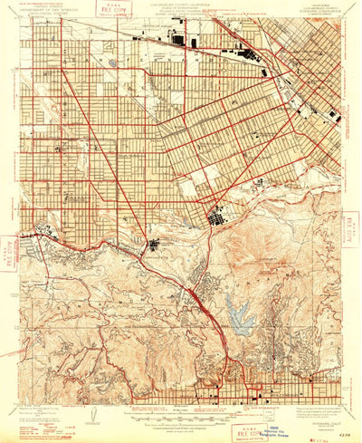 United States Geological Survey Burbank, CA (1948, 24000-Scale) digital map