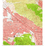 United States Geological Survey Burbank, CA (1953, 24000-Scale) digital map
