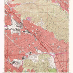 United States Geological Survey Burbank, CA (1966, 24000-Scale) digital map