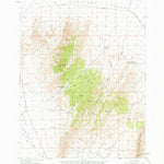 United States Geological Survey Burbank Hills, UT (1960, 62500-Scale) digital map