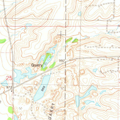 United States Geological Survey Burbank, OK (1978, 24000-Scale) digital map