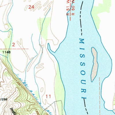 United States Geological Survey Burbank, SD-NE (1994, 24000-Scale) digital map