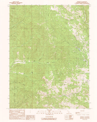 United States Geological Survey Burbeck, CA (1991, 24000-Scale) digital map