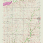 United States Geological Survey Burden, KS (1964, 24000-Scale) digital map