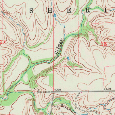 United States Geological Survey Burden, KS (1964, 24000-Scale) digital map