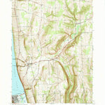 United States Geological Survey Burdett, NY (1950, 24000-Scale) digital map