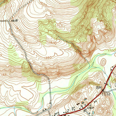 United States Geological Survey Burdett, NY (1950, 24000-Scale) digital map