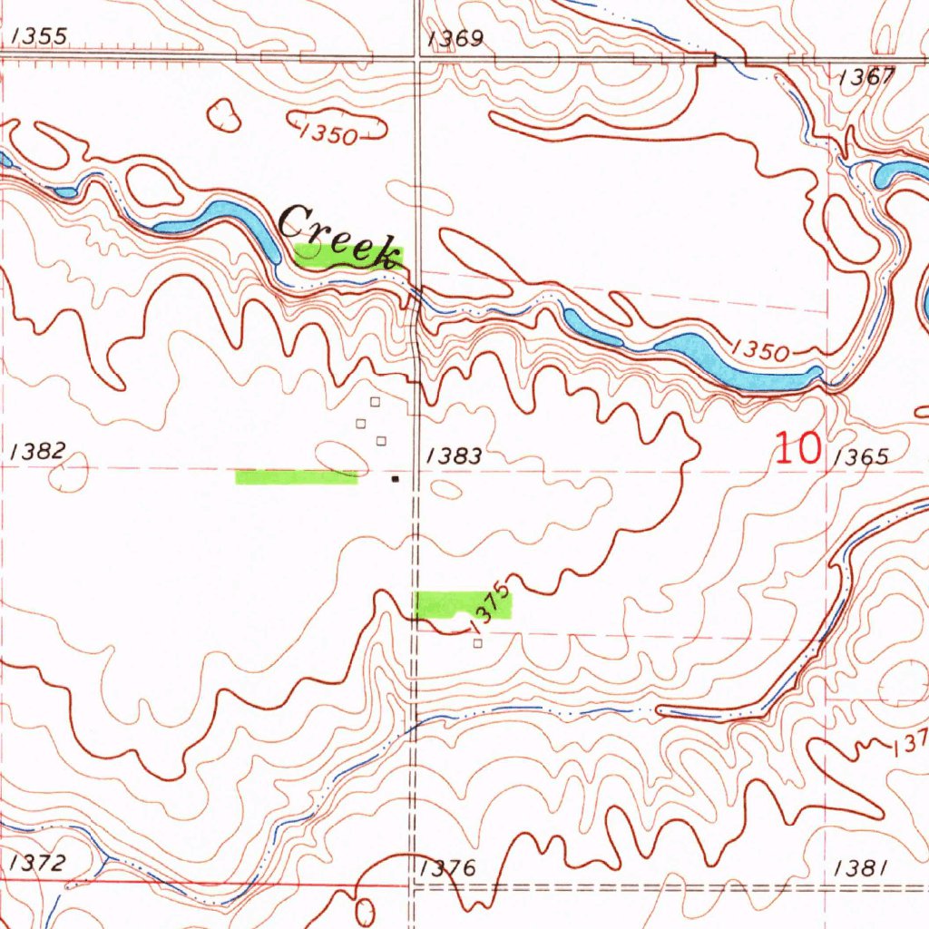 Burdette, SD (1966, 24000-Scale) Map by United States Geological Survey ...