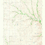 United States Geological Survey Burdick, KS (1972, 24000-Scale) digital map