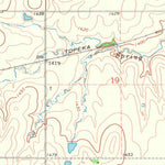 United States Geological Survey Burdick, KS (1972, 24000-Scale) digital map